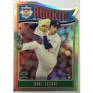 2025 Bowman Roki Sasaki Rookie of the Year Favorites Die Cut #ROY-10 Dodgers RC